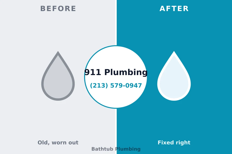 Before and after: plumbing repair Woodmoor, CO